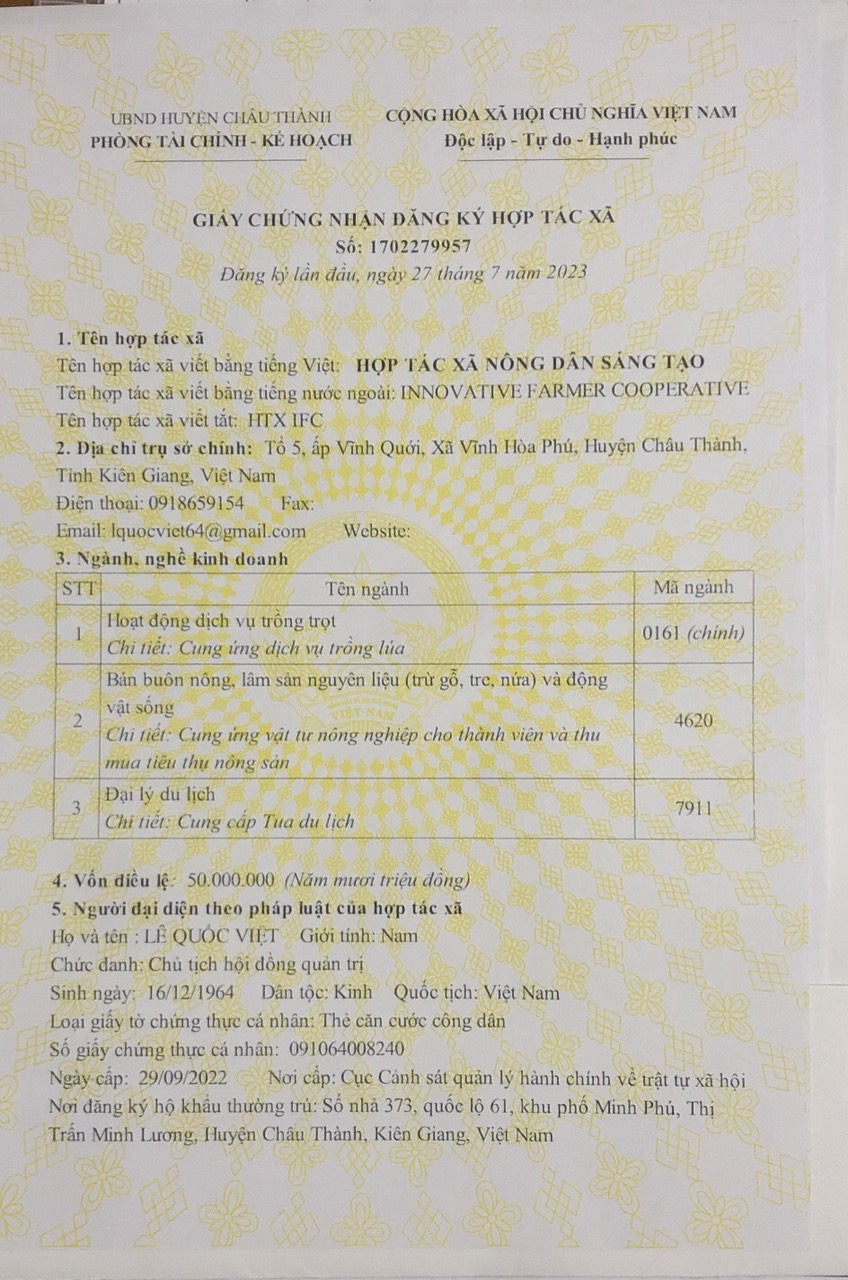 Giấy phép ĐKKD